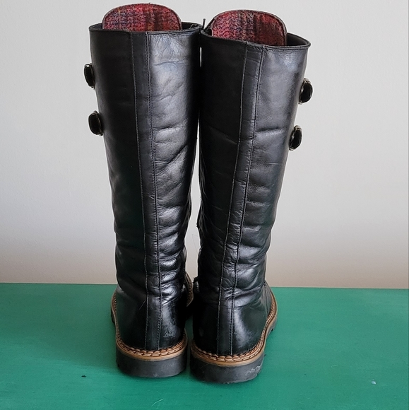 Arnold Churgin Lace Up Biker Boots - Picture 2 of 8